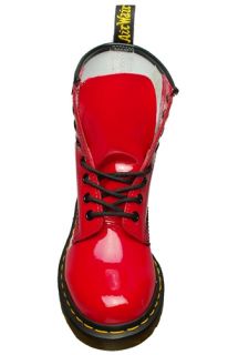 Dr Martens Womens Boots 1460 w Red Patent Lamper 11821606 Sz 10 M