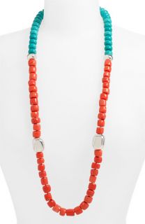 Simon Sebbag Long Colorblock Stone Necklace