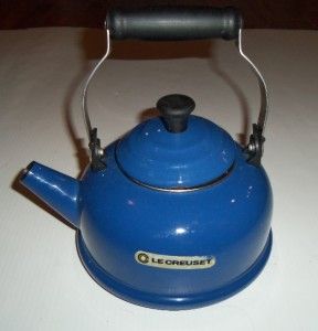 Blue Le Creuset Tea Kettle Pot Teapot Teakettle Classic 1 7 Quarts