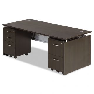 3pc Modern Contemporary Executive Office Desk Set, #AL SED D2