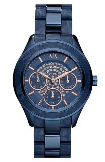 AX Armani Exchange Pavé Dial Bracelet Watch