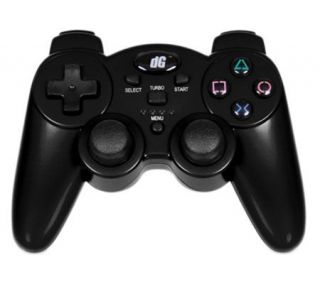 dreamGEAR Radium Controller with Rumble   Black  PS3   E244056