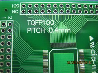 TQFP 100 TQFP100 Adapter SMD PCB Convert to DIP 100