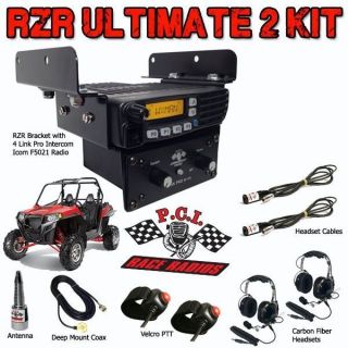PCI RZR XP Intercom and Radio Ultimate Communications Package with