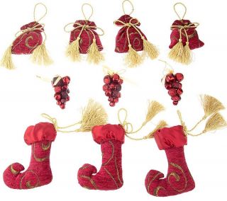 10 piece Christmas Decoration Set by David Shindler —