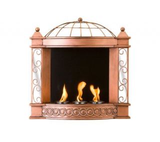 Copper Dome Wall Mount Fireplace —