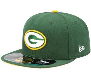 NFL Mens New Era Green Bay Packers Sideline Fitted Hat   A325550