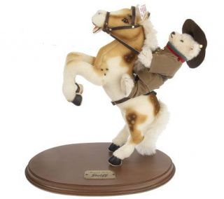 Steiff TeddyRoosevelt Rough Rider Limited Edition 14 Alpaca Bear