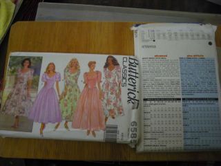 Butterick 6585 Misses Dress Pattern Princess Style 6 10