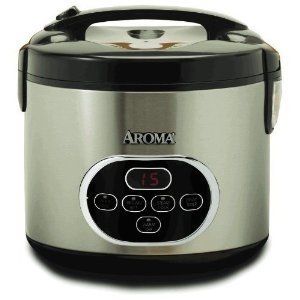Aroma ARC 930SB 10 Cup Sensor Logic Rice Cooker Food Steamer