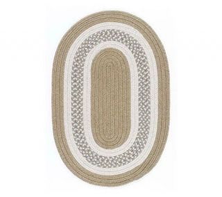 Jefferson 12 x 15 Oval Braided Rug by Colonial Mills —