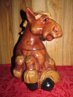 Elmer The Horse Montana Lifestyles Cookie Jar