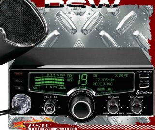 25LX Cobra CB Radio 40 CH Full Featured Selectable 4 Color LCD Display