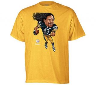 NFL Steelers Troy Polamalu Youth (8 20) Caricature T Shirt —