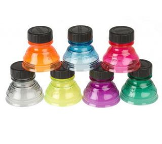 Set of 7 Snap Capp Recloseable Can Toppers —