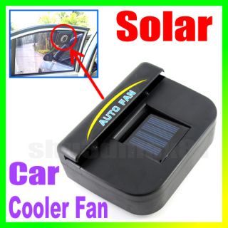 Solar Power Auto Car Cool Air Vent Cooler Fan S792