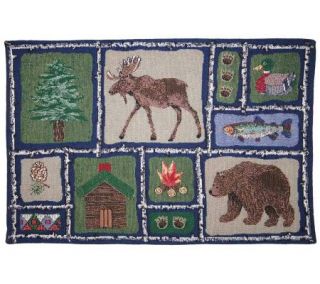 Lodge Sampler 12 1/2x19 Set of 6 Tapestry Placemats —