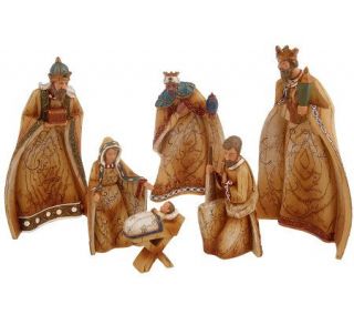 Piece Set of 8.5 Nesting Nativity Figures by Roman —