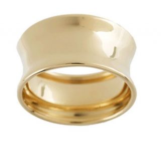 EternaGold Polished Concave Band Ring, 14K Gold —