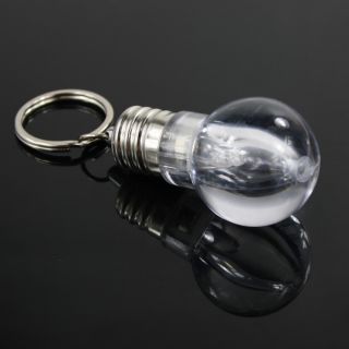 COOL Designed Change Color LED Light Mini Bulb Key Rings Key Chains