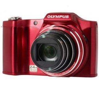 Olympus 14MP 24x Long Zoom Digital Camera w/ Accessories —