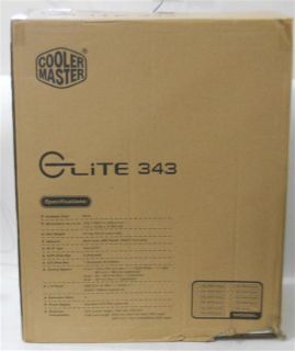 Cooler Master RC 343 KKN1 Elite 343 Mini Tower M ATX Computer Case