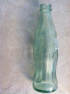 Coca Cola Roswell 8oz Green Glass Bottle