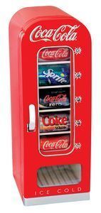   CVF18 Coca Cola retro vending machine mini fridge 