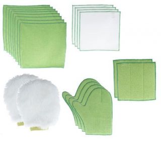 JoeCampanellis Clean Green 20 piece Microfiber Cleaning Kit — 