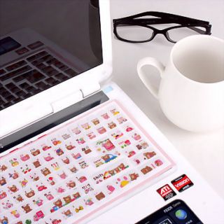 Laptop Keyboard Protecting Sticker 3D Colorful Computer Keyboard