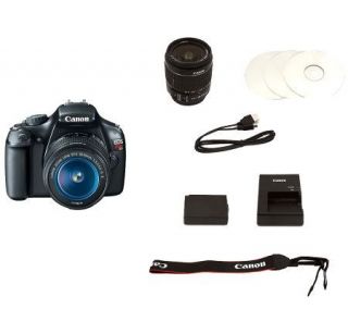 Canon Rebel T3 12.2MP DSLR w/18 55 Lens, Software, Accessories