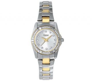 Caravelle by Bulova Womens Stainless Steel Two tone Watch   J304317