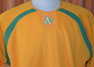 Oakland As Majestic Cooperstown Collection Baseball Jersey Shirt Mens