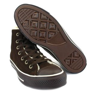 Converse All Star Sherling Unisex Trainers Chocolate