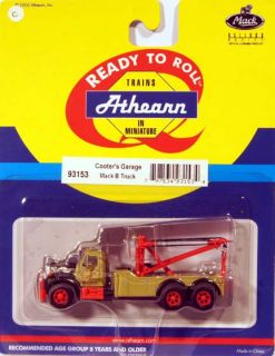 DL Athearn 93153 1 87 Mack B Tow Truck Cooters Garage