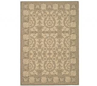 Courtyard Art Nouveau 710 x 11 Rug with Sisal Weave —