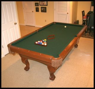 AMF PLAYMASTER POOL TABLE + PING PONG CONVERSION TOP 8 FOOT CUES RACK