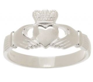 Sterling Silver Ladies Claddagh Ring —