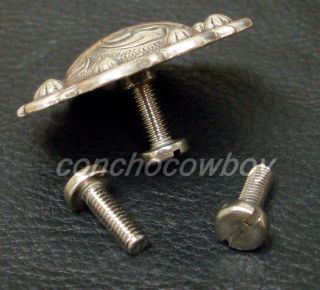 12mm Chicago Screws for Western Saddle Concho 10 PK