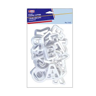 26ct alphabet letters 2 cookie cutters