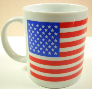Stars Stripes American USA Flag Patriotic Coffee Mug