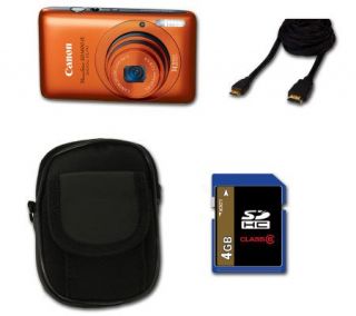Canon PowerShot SD1400IS Digital Camera   Orange Kit —