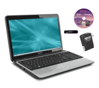 Toshiba 15.6 Notebook Bundle   4GB RAM, 500GBHD with Wi Fi —