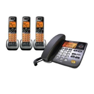 Uniden D1688 3T DECT Corded/Cordless Phone, 3 Handsets, Answering