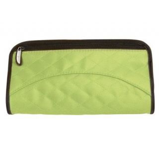 Travelon Jewelry and Cosmetic Clutch w/ Removable Center Pouch