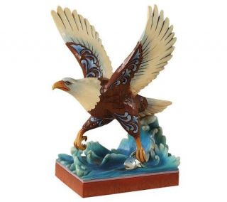 Jim Shore Heartwood Creek Bald Eagle Figurine —