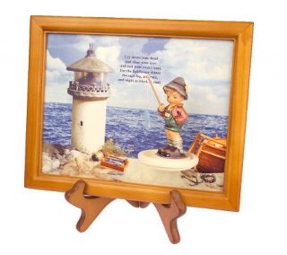 Hummel Lighthouse Plaque and Figurine Set —