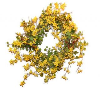 26 Forsythia Wreath by Valerie —