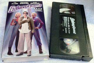 Galaxy Quest VHS Tim Allen Sigourney Weaver Hilarious DonT Miss It