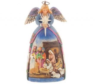 Jim Shore Heartwood Creek Nativity Angel Ornament —